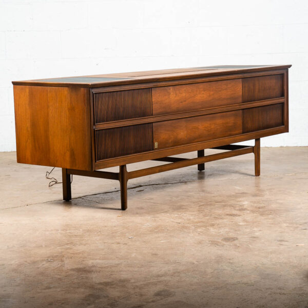 Mid Century Modern Stereo Console Record Player General Electric Radio Audio Mcm