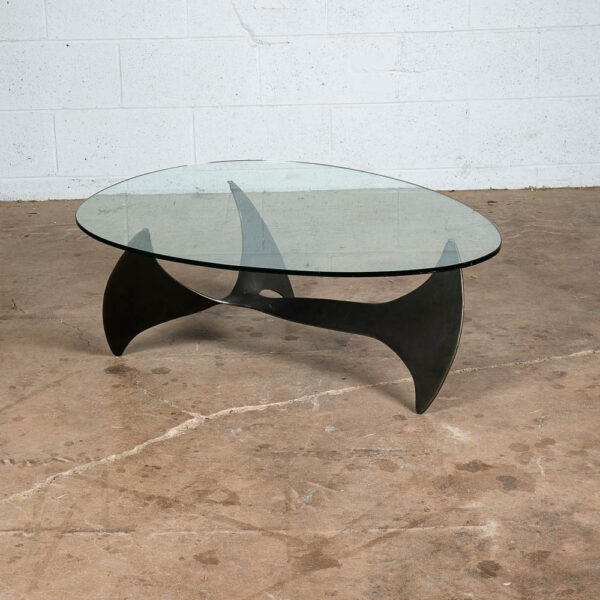 Mid Century Modern Coffee Table Bronze Glass Sculptural Oval Knut Hesterberg Mcm - Image 7