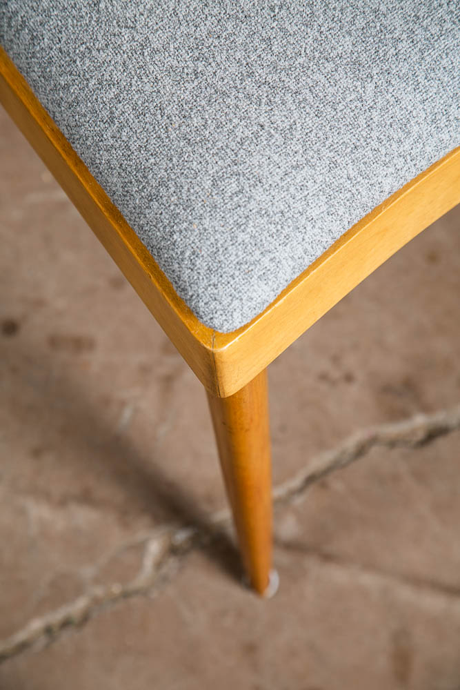 Mid Century Modern Dining Chairs Set 6 Heywood Wakefield Dog bone Armchair - Image 11