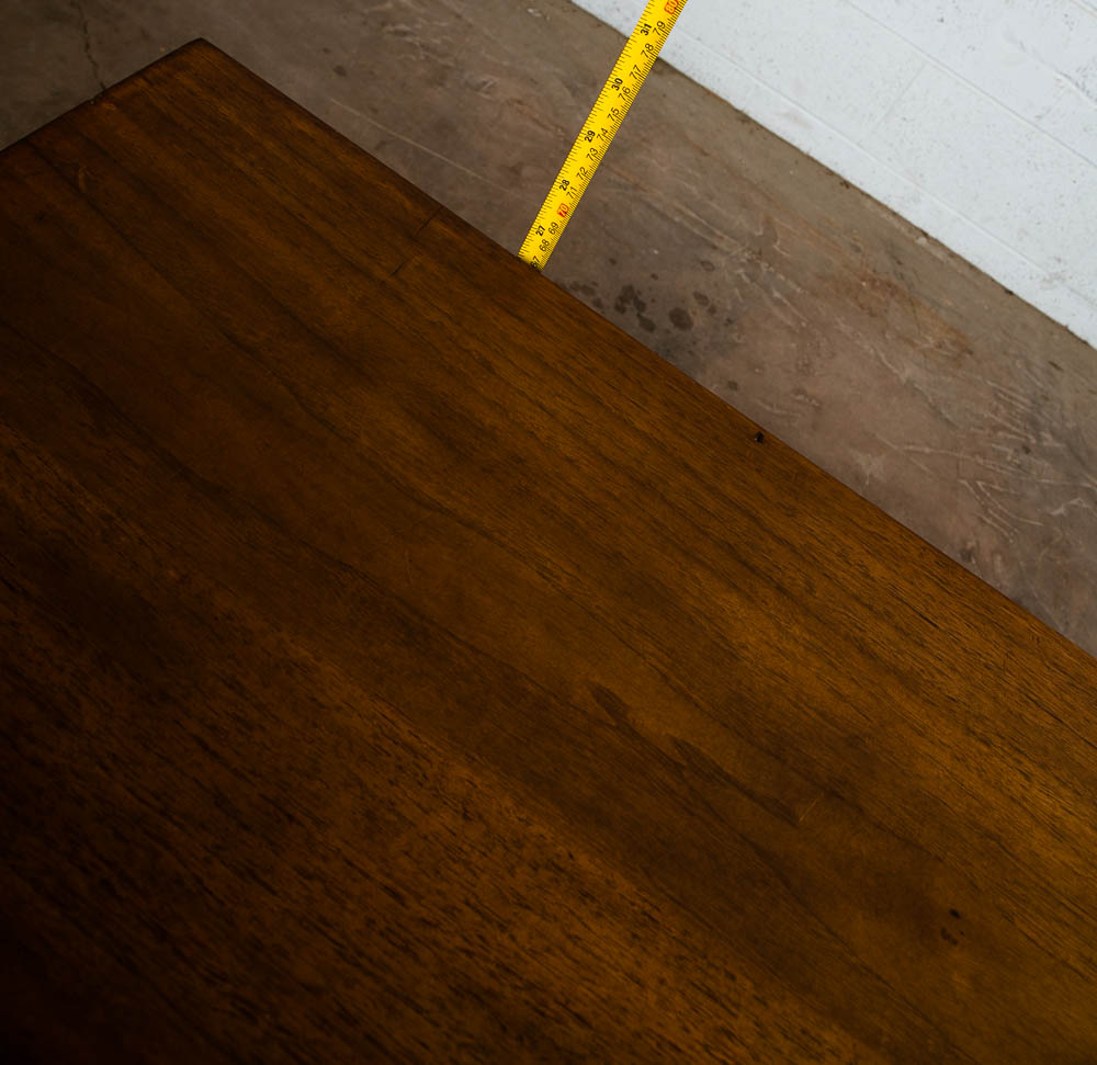 Mid Century Modern Compact Credenza Cabinet Entry Walnut Doors Broyhill Emphasis - Image 7