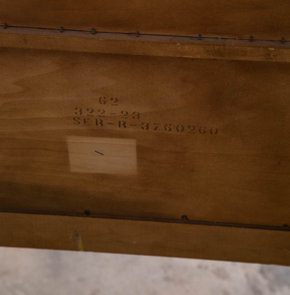 Mid Century Modern Headboard Queen Lane Rhythm Bed Frame Walnut Mcm Danish Wood - Image 9