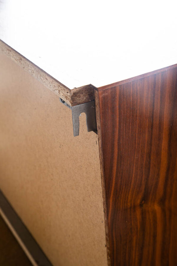 Mid Century Modern Wall Unit Cabinet Teak AEJM Mobler Drop Down Bar Modular Mcm - Image 12