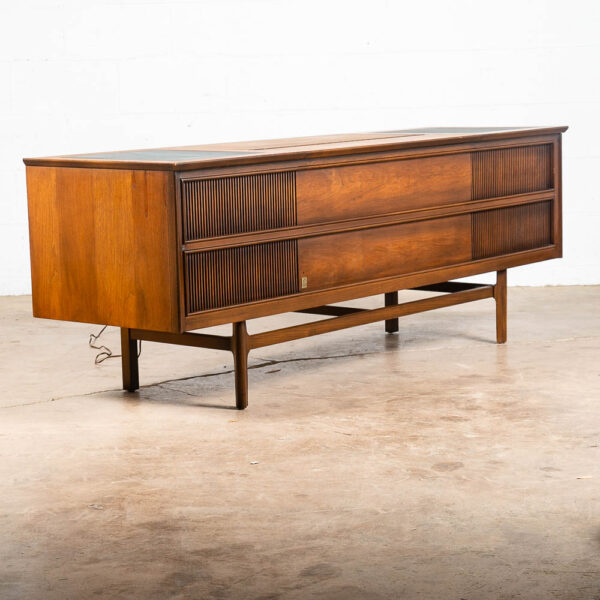 Mid Century Modern Stereo Console Record Player General Electric Radio Audio Mcm - Image 11