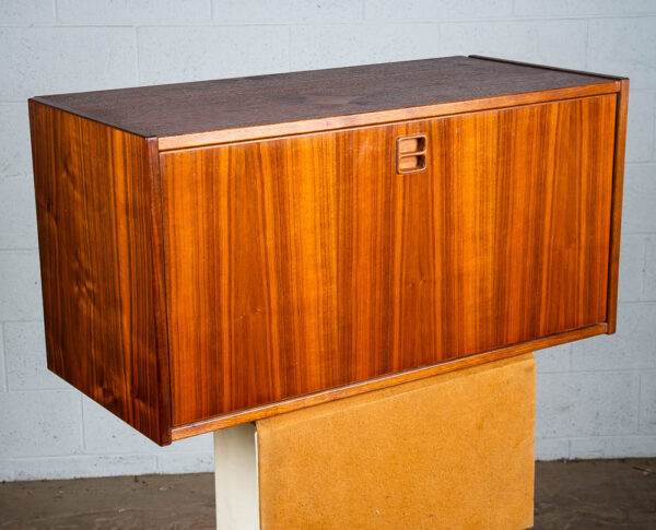 Mid Century Modern Wall Unit Cabinet Teak AEJM Mobler Drop Down Bar Modular Mcm