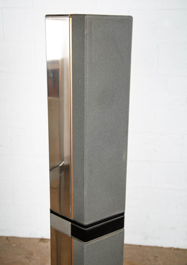 Mid Century Modern Speakers B&o 6633 Bang Olufsen Denmark Penta 3 Tulip Silver - Image 8