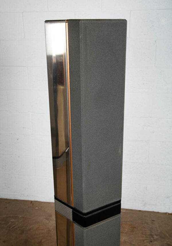 Mid Century Modern Speakers B&o 6633 Bang Olufsen Denmark Penta 3 Tulip Silver - Image 6