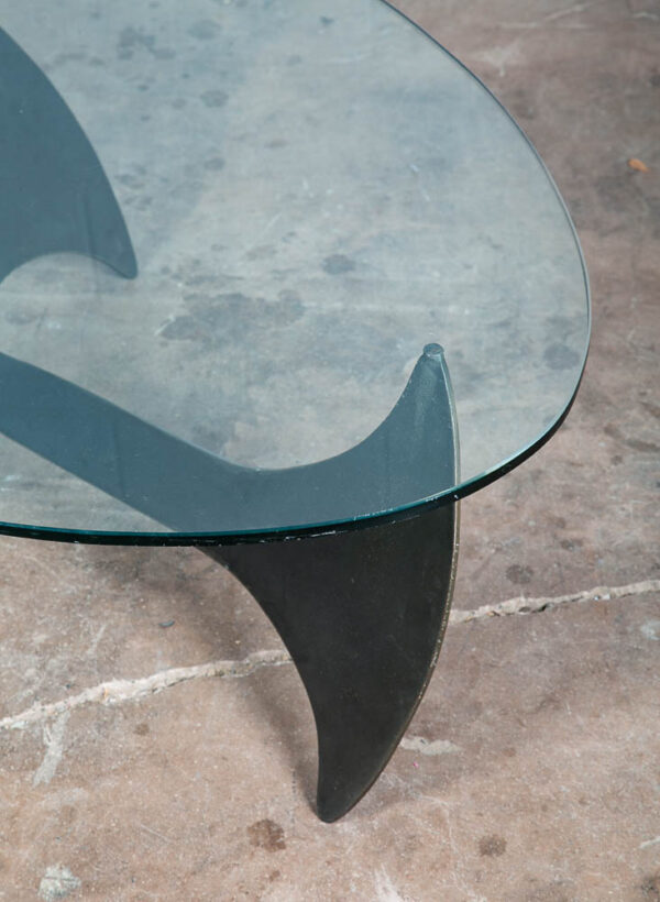 Mid Century Modern Coffee Table Bronze Glass Sculptural Oval Knut Hesterberg Mcm - Image 8