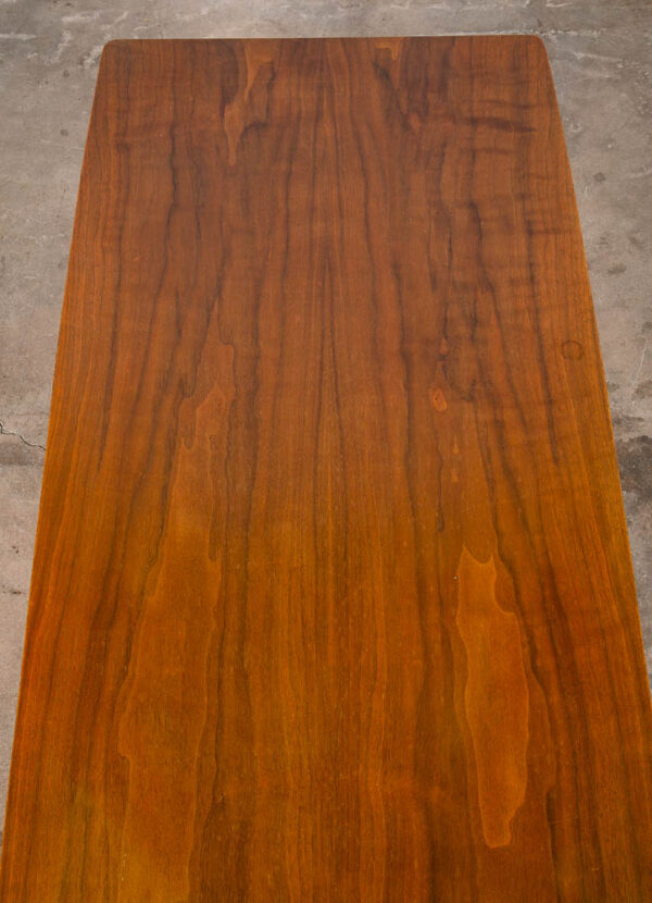 Mid Century Modern Coffee Table Surfboard Mersman Walnut Vintage Mcm Danish - Image 8