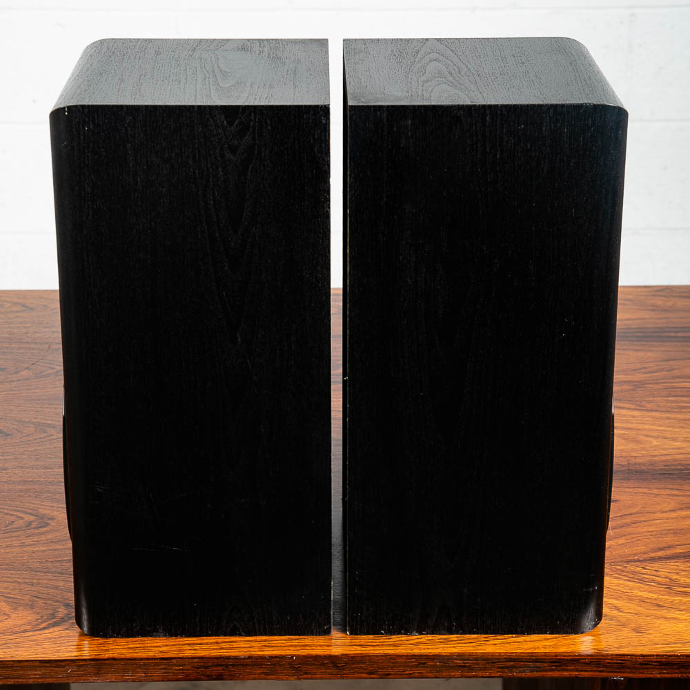 Mid Century Modern Vintage Speakers Technics SB-CS65 92-98 Pair Black Set AS IS - Image 3