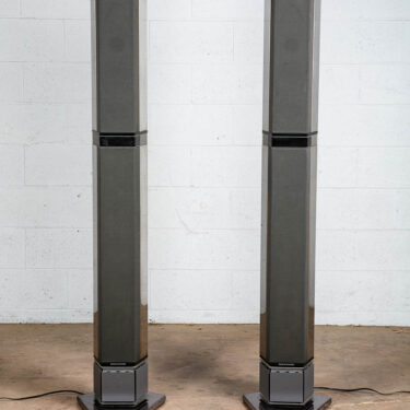 Mid Century Modern Speakers B&o 6633 Bang Olufsen Denmark Penta 3 Tulip Silver