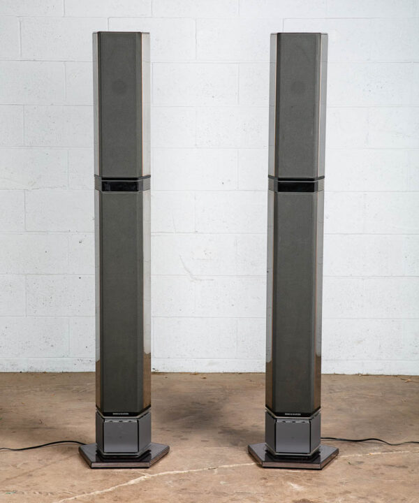 Mid Century Modern Speakers B&o 6633 Bang Olufsen Denmark Penta 3 Tulip Silver