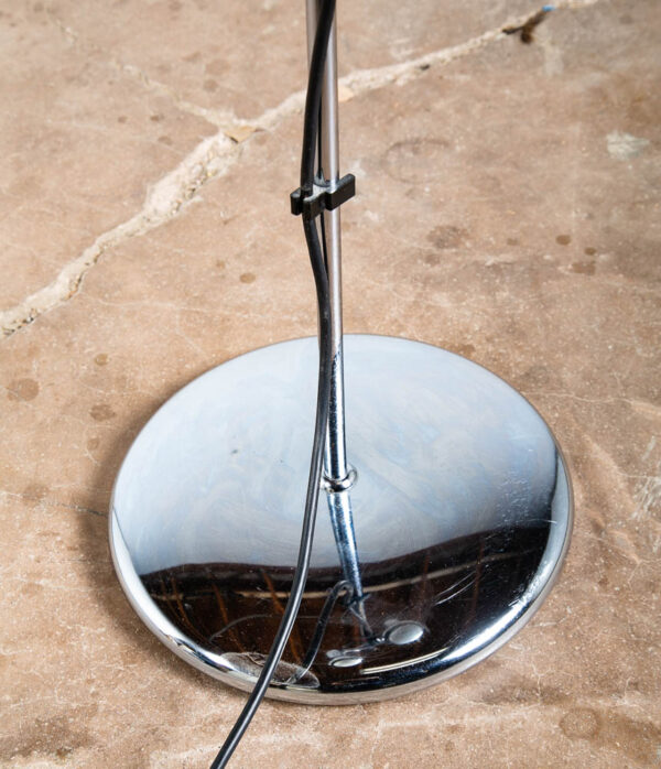 Mid Century Modern Floor Lamp Koch Lowy OMI Lighting 2 light Chrome Silver Mcm M - Image 9