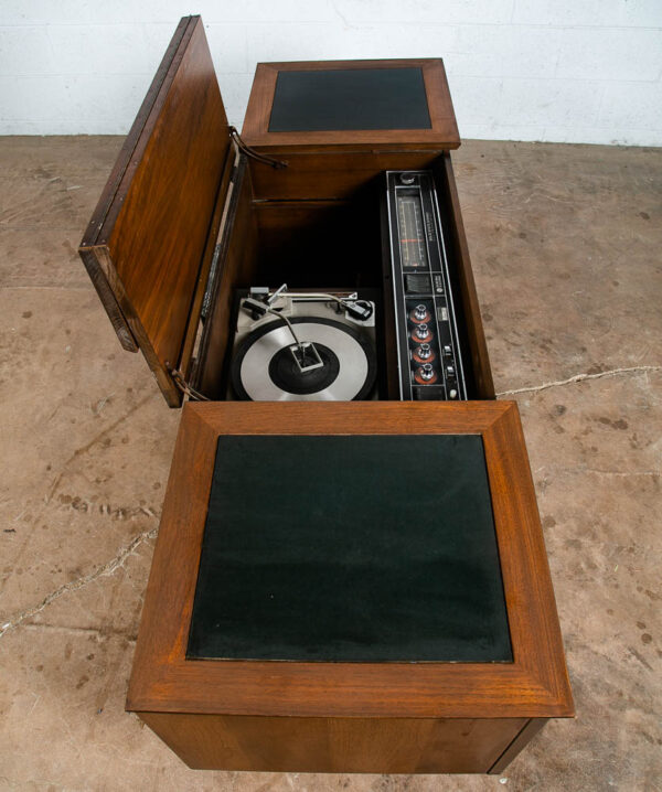 Mid Century Modern Stereo Console Record Player General Electric Radio Audio Mcm - Image 4