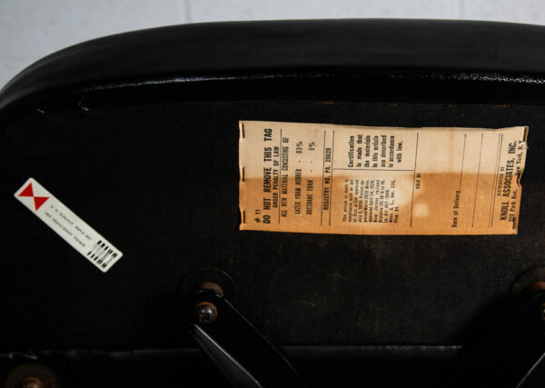 Mid Century Modern Office Chair Swivel Knoll Associates Black Eero Saarinen Mcm - Image 7