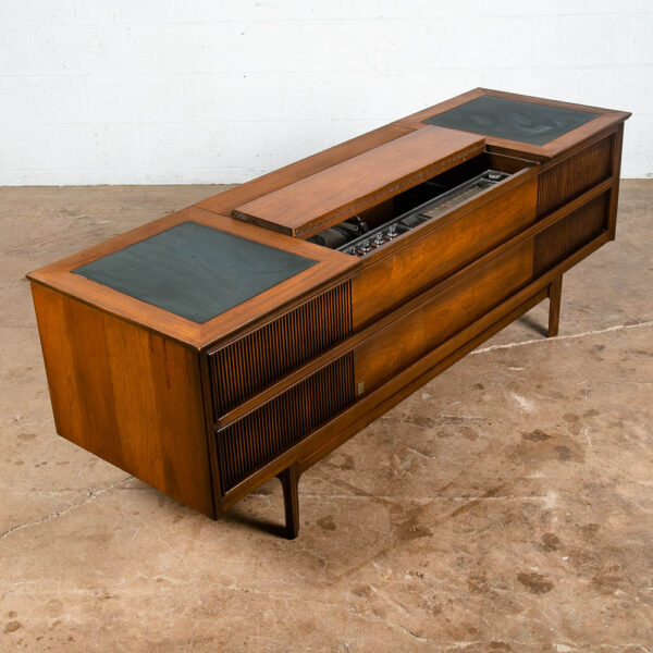 Mid Century Modern Stereo Console Record Player General Electric Radio Audio Mcm - Image 6