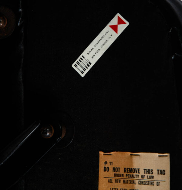 Mid Century Modern Office Chair Swivel Knoll Associates Black Eero Saarinen Mcm - Image 8