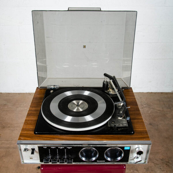 Mid Century Modern Record Player Panasonic Turntable SD-85A Stereo Music Center - Image 2