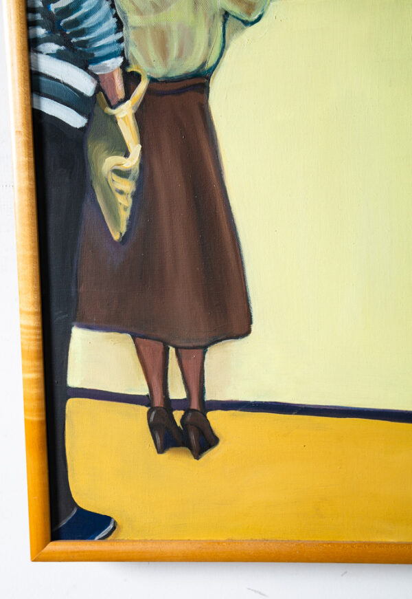 Mid Century Modern Painting TK Stevens Original Art Artist Colorful Realist 50s - Image 10