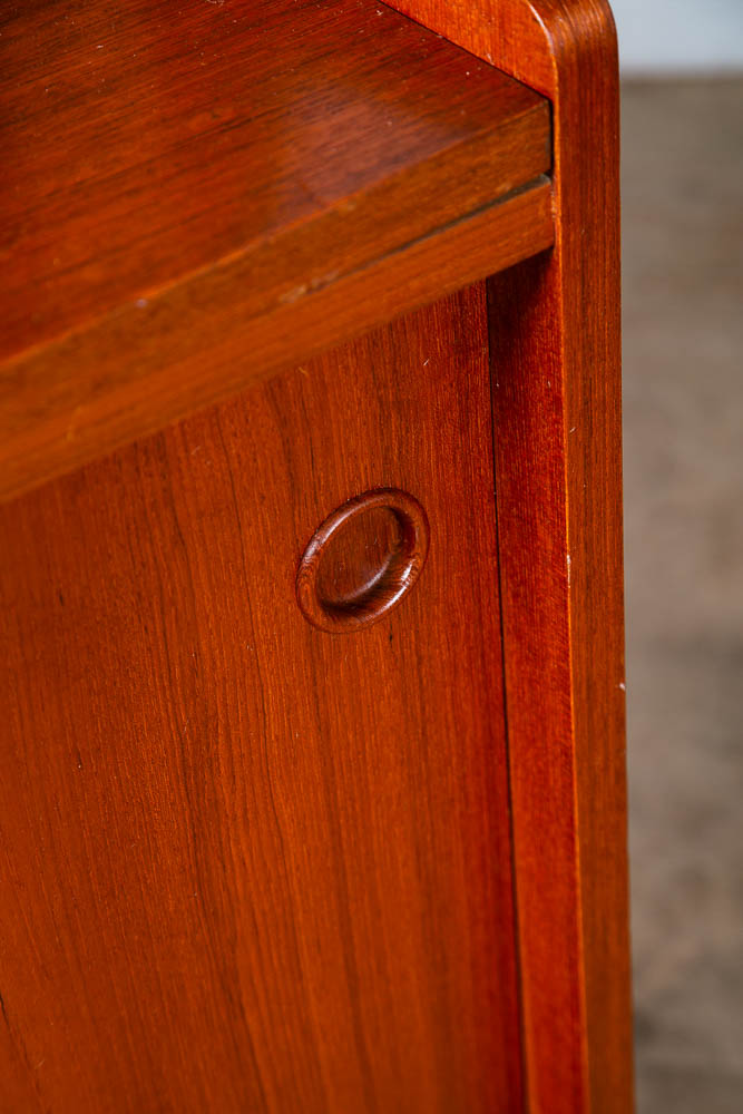 Mid Century Danish Modern Secretary Desk Cabinet Teak Johannes Sorth Denmark Mcm - Image 8