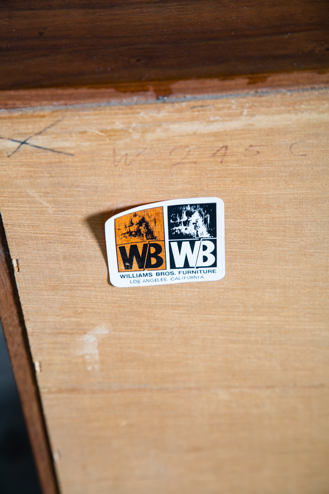 Mid Century Modern Credenza Cabinet Compact Ace Hi Prelude Solid Walnut Vintage - Image 7