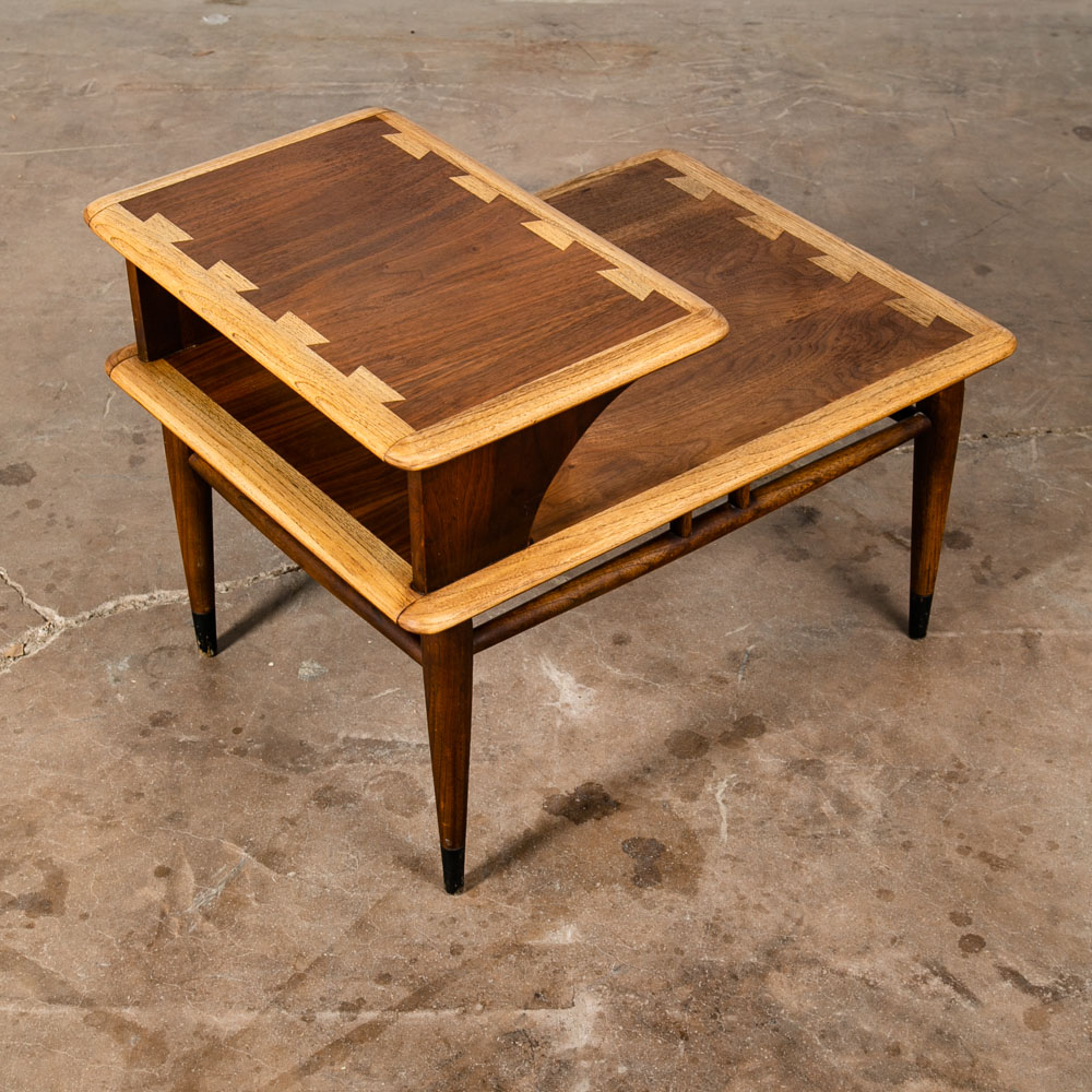 Mid Century Modern End Tables Side Nightstand Pair Lane Acclaim Restored Step Up - Image 7