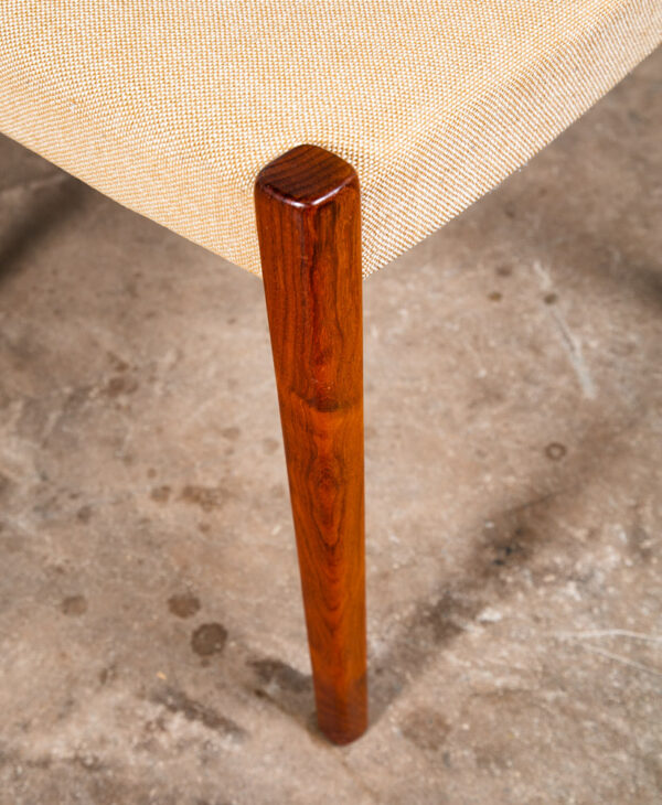 Mid Century Danish Modern Dining Chairs 6 Tan Rosewood High Back Svegards Sweden - Image 10