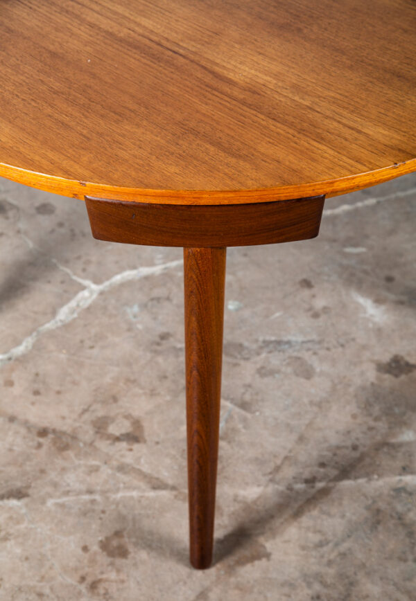 Mid Century Danish Modern Dining Table Chairs Frem Rojle Hans Olsen Roundette NM - Image 11