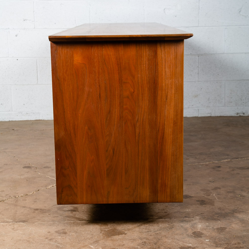 Mid Century Modern Credenza Cabinet Storage Ace Hi Prelude Solid Walnut Vintage - Image 5