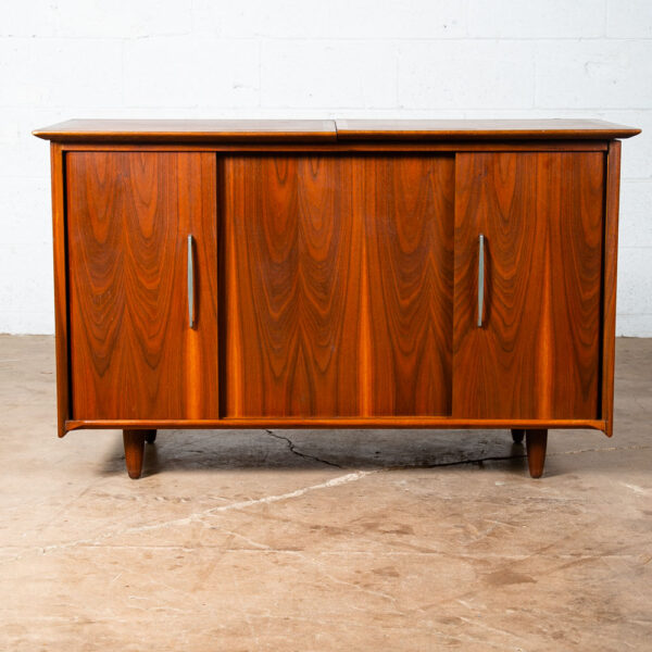 Mid Century Modern Credenza Stereo Console Cabinet Audio Ace Hi Prelude Vintage - Image 2