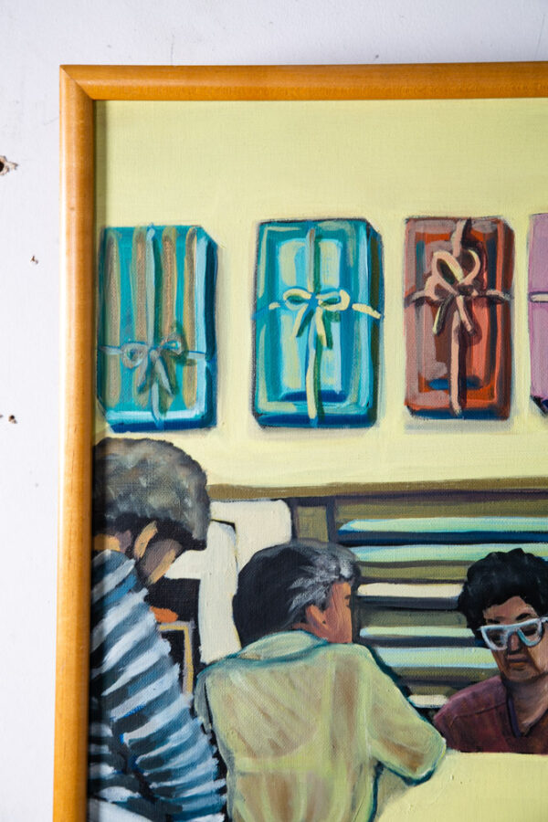 Mid Century Modern Painting TK Stevens Original Art Artist Colorful Realist 50s - Image 6