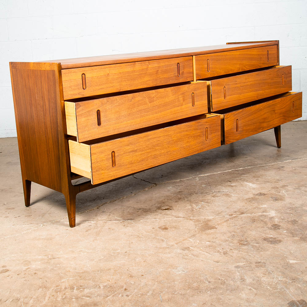 Mid Century Modern Credenza Dresser Richard Thompson Glenn California Walnut Mcm - Image 3