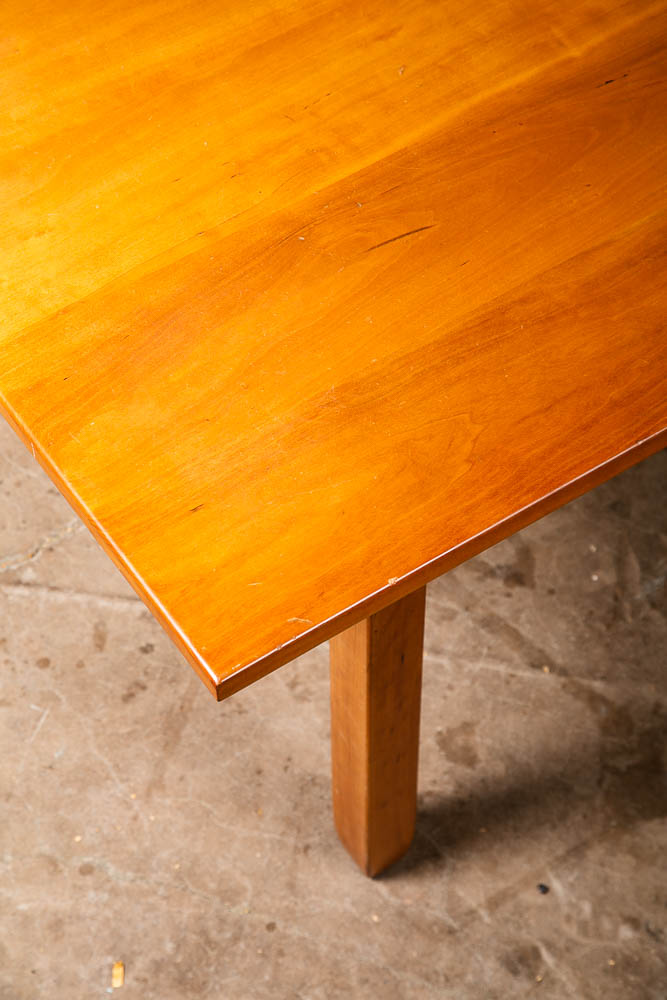 Mid Century Dining Table Solid Cherry Farmhouse Modern Studio Made Vintage Craft - Image 8