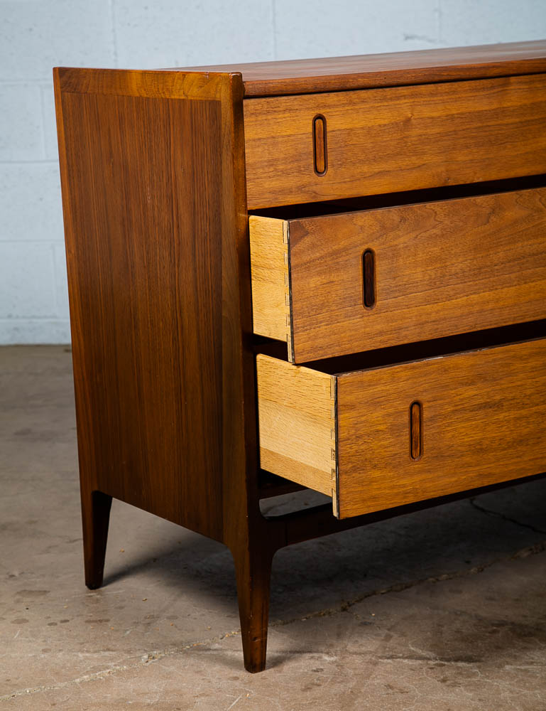 Mid Century Modern Credenza Dresser Richard Thompson Glenn California Walnut Mcm - Image 8