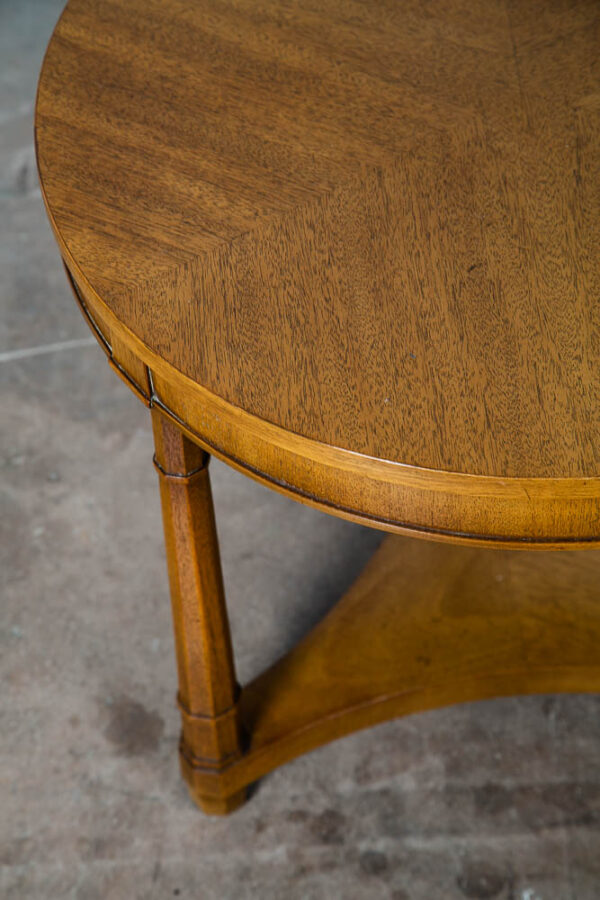 Mid Century Modern Side Table End Mahogany Round 3 Leg Tripod Vintage Drexel Mcm - Image 12
