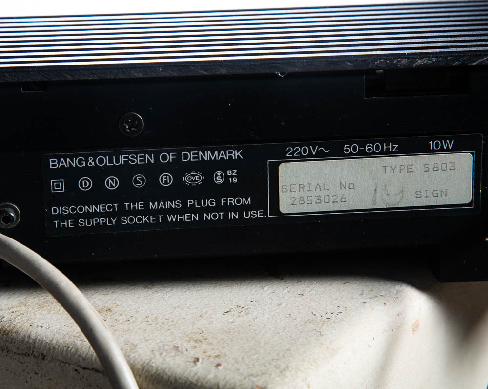 Mid Century Modern Record Player Beogram 5000 Bang & Olufsen Denmark Hifi AS IS - Image 9