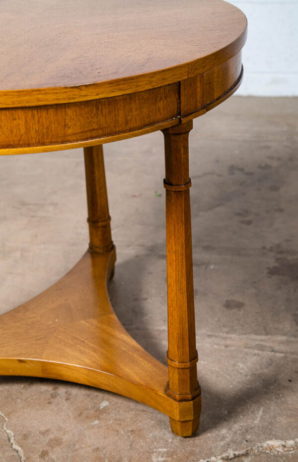 Mid Century Modern Side Table End Mahogany Round 3 Leg Tripod Vintage Drexel Mcm - Image 11