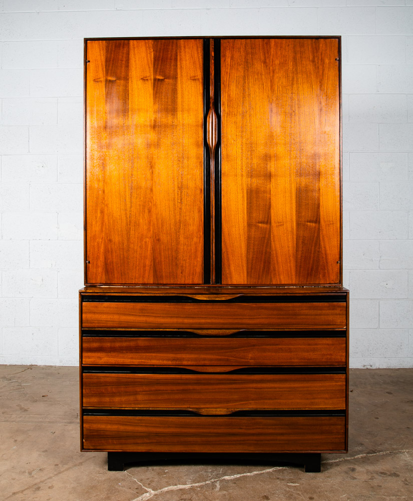 Mid Century Modern Dresser Gentleman's Chest Glenn California John Kapel Mirror - Image 2