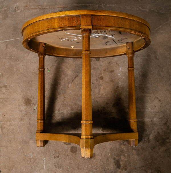Mid Century Modern Side Table End Mahogany Round 3 Leg Tripod Vintage Drexel Mcm - Image 7
