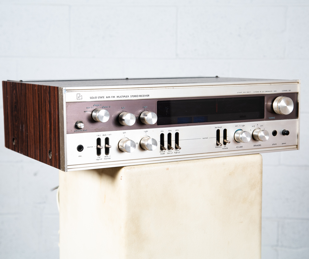Vintage Luxman Reciever R800S Solid State Case Stereo Tuner Multiplex As-is