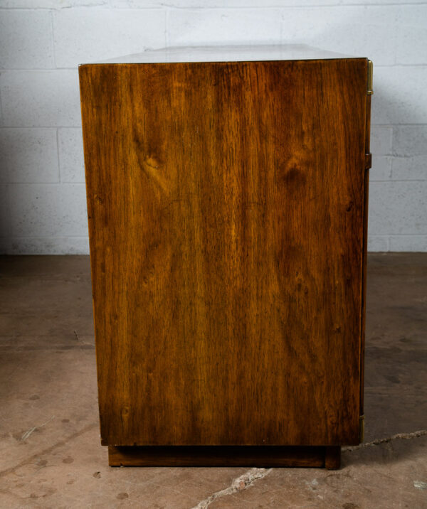 Mid Century Modern Credenza Dresser Drexel 4 Drawer Brass Vintage Mcm Accolade - Image 4