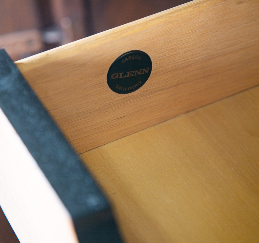 Mid Century Modern Dresser Gentleman's Chest Glenn California John Kapel Mirror - Image 8