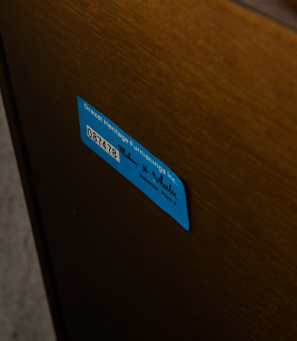 Mid Century Modern Credenza Dresser Drexel 4 Drawer Brass Vintage Mcm Accolade - Image 3