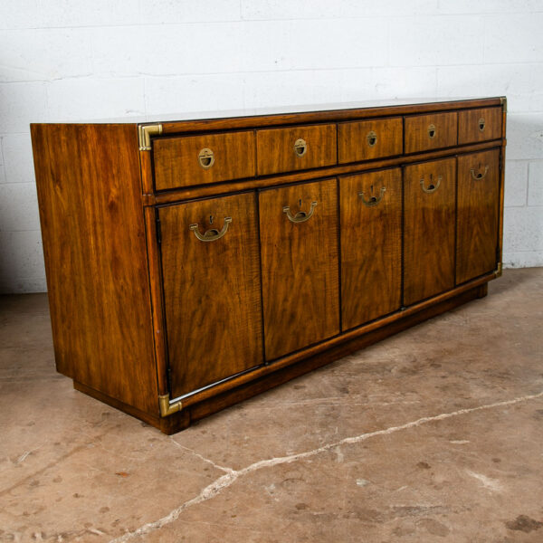 Mid Century Modern Credenza Dresser Drexel 4 Drawer Brass Vintage Mcm Accolade