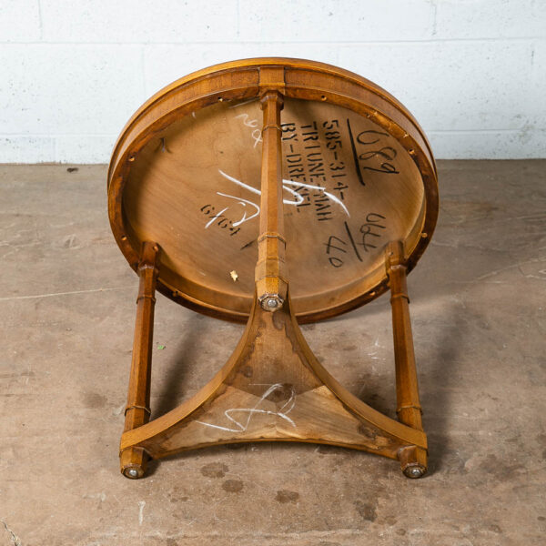 Mid Century Modern Side Table End Mahogany Round 3 Leg Tripod Vintage Drexel Mcm - Image 9