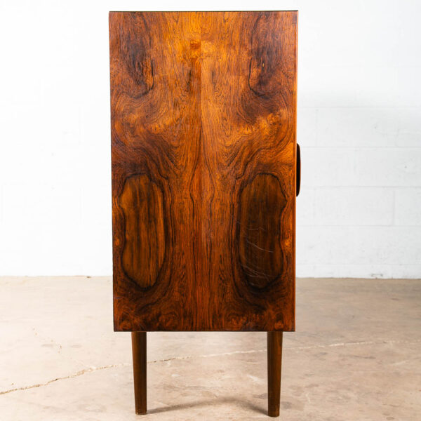 Mid Century Danish Modern Credenza Brazilian Rosewood Sideboard Bar Cabinet Mcm - Image 5