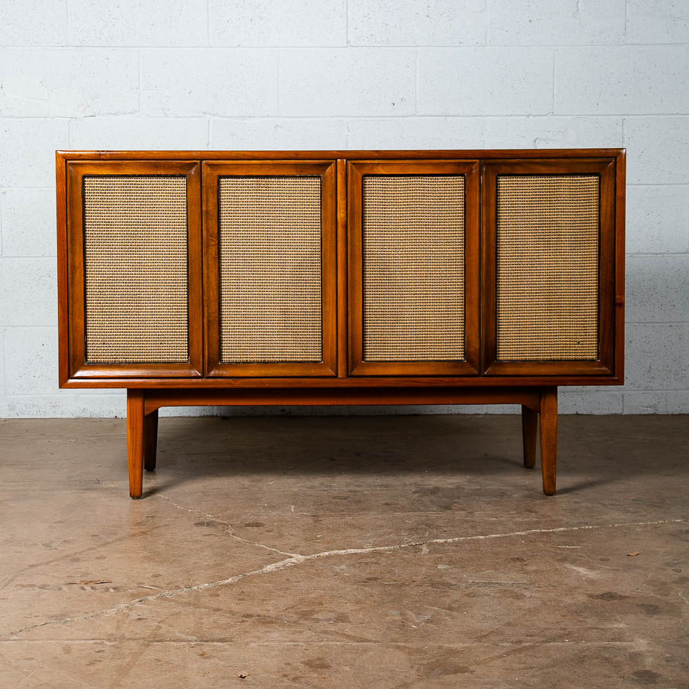 Mid Century Modern Stereo Console Drexel Declaration Radio Record Player Service - Image 3
