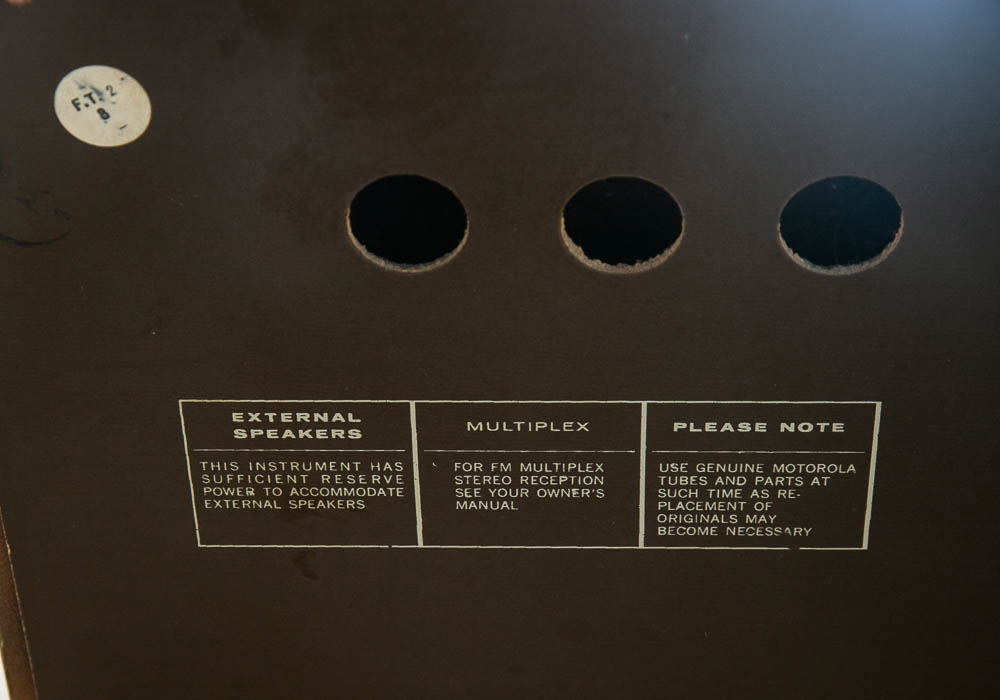 Mid Century Modern Stereo Console Drexel Declaration Radio Record Player Service - Image 9