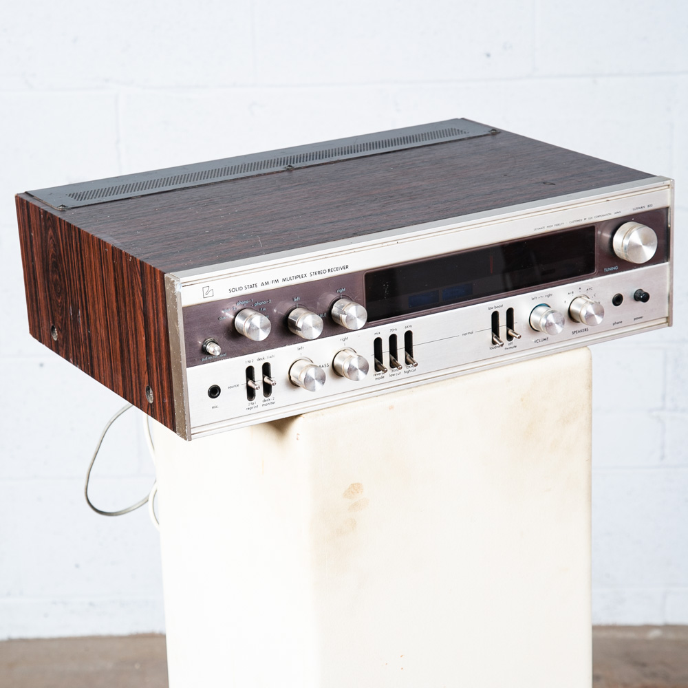Vintage Luxman Reciever R800S Solid State Case Stereo Tuner Multiplex As-is - Image 10