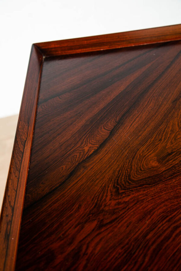 Mid Century Danish Modern Corner Cabinet Unit Brazilian Rosewood Bar Mcm Denmark - Image 9