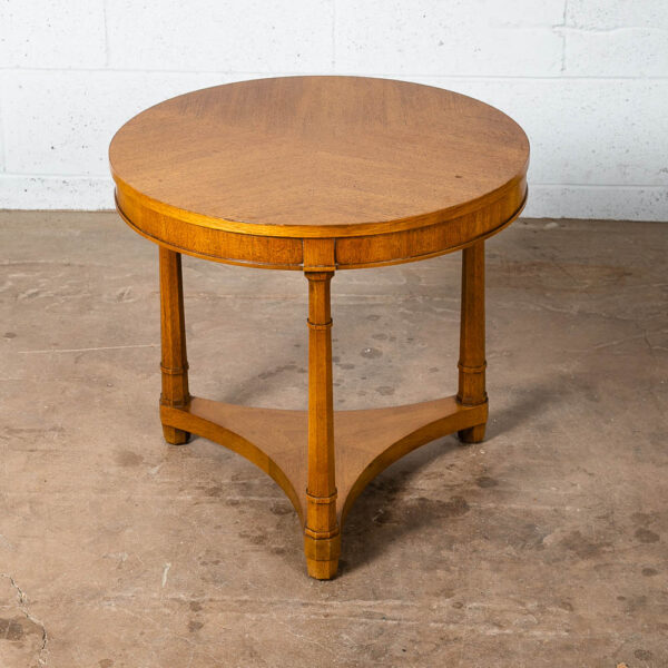 Mid Century Modern Side Table End Mahogany Round 3 Leg Tripod Vintage Drexel Mcm - Image 8